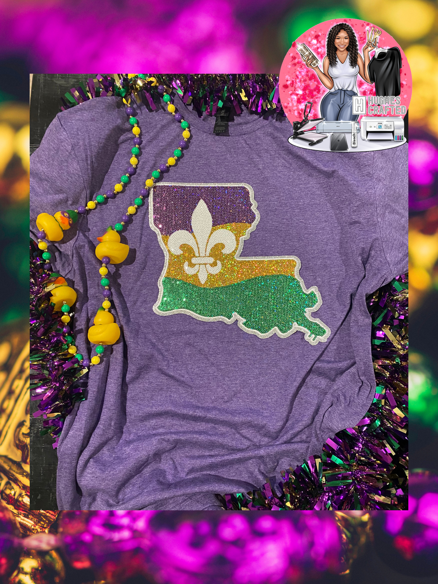 Mardi Gras Louisiana Short Sleeve Shirt