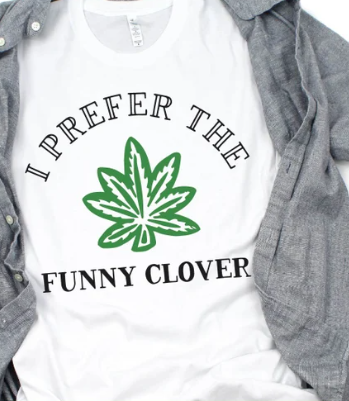St.Patricks Day Funny Clover