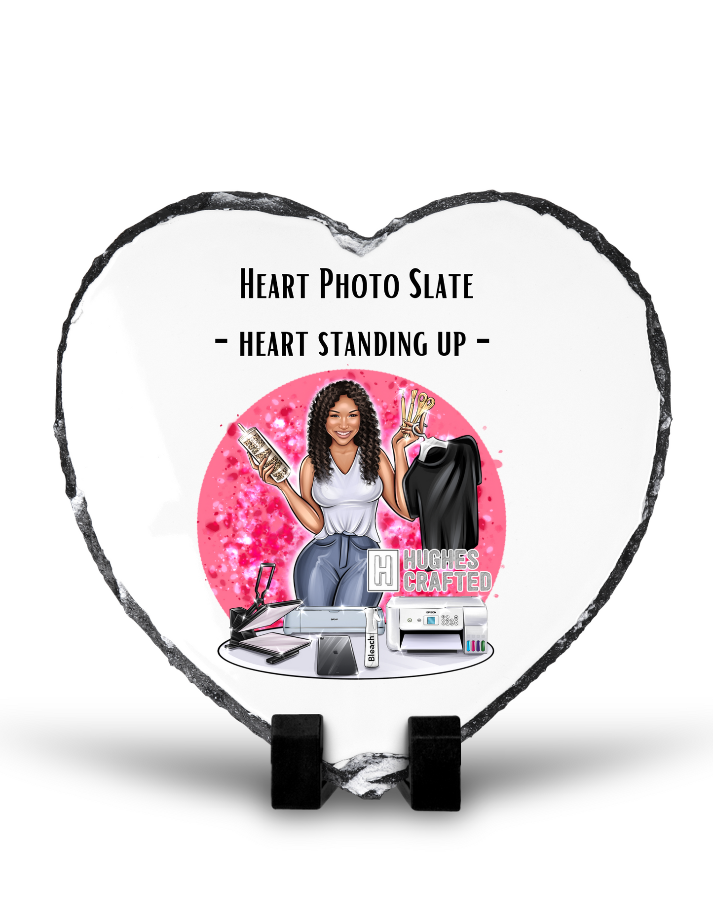 Heart Photo Slate