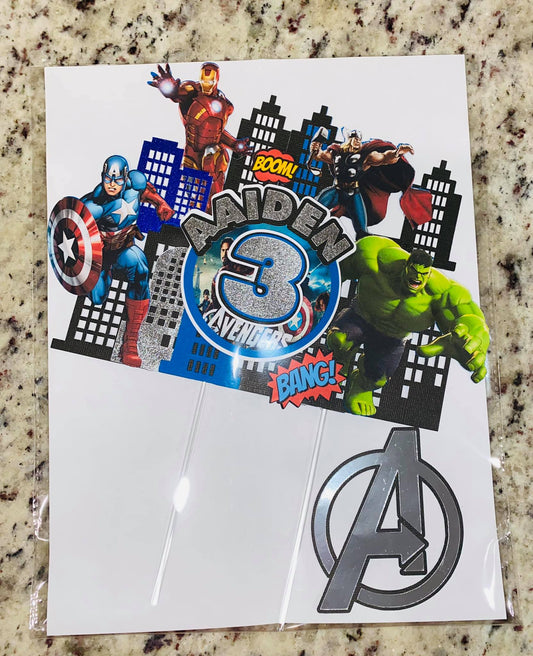 Avengers Cake Topper