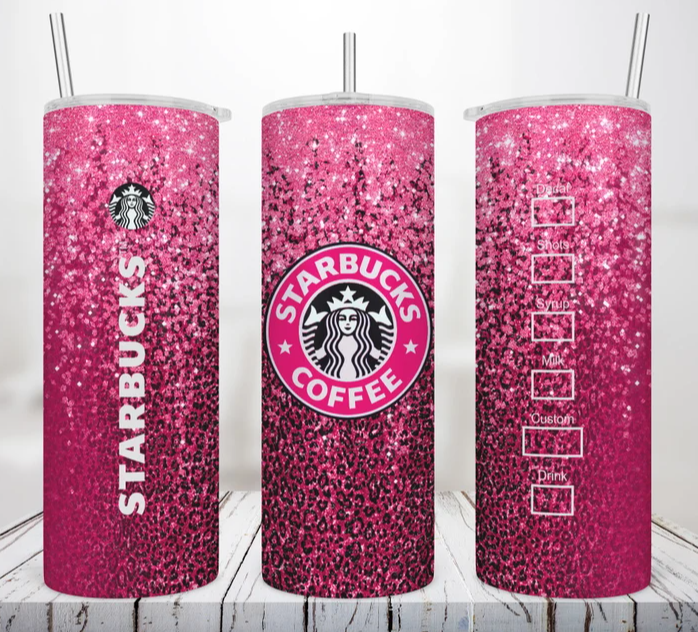 Starbucks Pink Glitter Tumbler