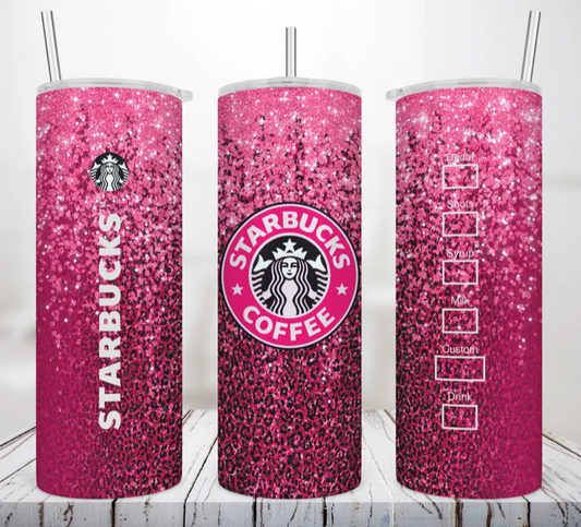 Starbucks Pink Glitter Tumbler