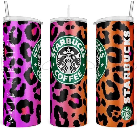 Starbucks Animal Print Tumbler