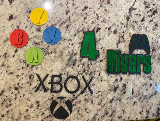 XBOX themed topper set